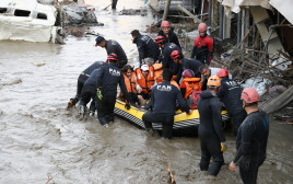 שטפונות בטורקיה (צילום: Ministry of Interior Disaster and Emergency Management Authority Press Office/Handout via REUTERS)