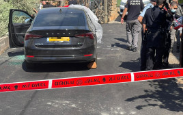 זירת הרצח בראמה (צילום: דוברות המשטרה)