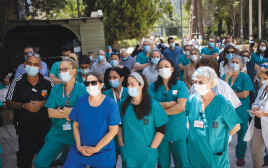 שביתת הרופאים והאחיות (צילום: יונתן זינדל, פלאש 90)
