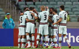 שחקני נבחרת פורטוגל (צילום: רויטרס)