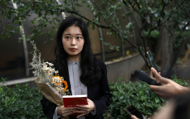 המתמחה שהתלוננה, ז'ואו שיאושואן (צילום: REUTERS/Tingshu Wang)
