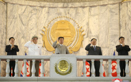 קים ג'ונג-און (צילום: KCNA via REUTERS)