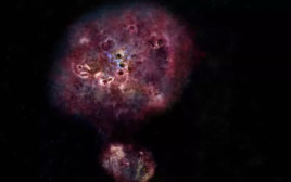 שתי גלקסיות מוסתרות באבק כוכבים התגלו בחלל (צילום: Getty images)