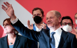אולף שולץ - מנהיג הסוציאליסטים בגרמניה צילום רויטרס (2) (צילום: רויטרס)