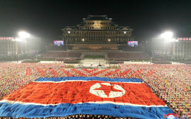 צפון קוריאה (צילום: KCNA via REUTERS)