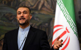 שר החוץ האיראני, חוסיין-אמיר עבדאללהיאן (צילום: Kirill Kudryavtsev/Pool via REUTERS)