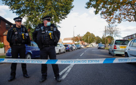זירת הרצח של דיוויד אמס, בריטניה (צילום: Reuters/Andrew Couldridge)