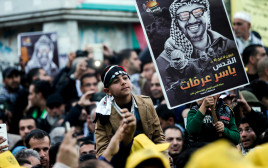 אש"ף (צילום:  MAHMUD HAMS/AFP via Getty Images)
