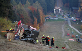 תאונת הרכבל בצפון צ'כיה (צילום: REUTERS/David W Cerny)