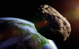 אסטרואיד בדרכו אל מסלול כדור הארץ, אילוסטרציה (צילום: Getty images)