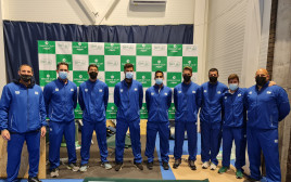 נבחרת הדייויס של ישראל (צילום: איגוד הטניס)