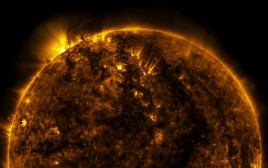 גשושית של נאס"א הצליחה לגעת בשמש (צילום: NASA's Goddard Space Flight Center/Joy Ng)