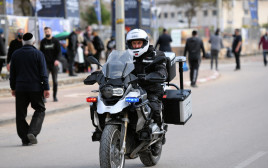 אופנוע משטרה (צילום: דוברות המשטרה)