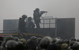 מהומות בקזחסטן (צילום: רויטרס)