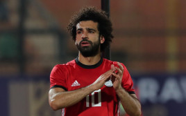 שחקן נבחרת מצרים מוחמד סלאח (צילום: רויטרס)