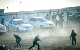 מהומות בנגב (צילום: ג'אמל עוואד פלאש 90)