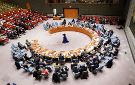 מועצת הביטחון של האו"ם התכנסה לאחר הכרת רוסיה בעצמאות המחוזות הבדלניים (צילום: REUTERS/Carlo Allegri)