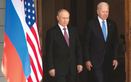 ג'ו ביידן, ולדימיר פוטין (צילום: רויטרס)