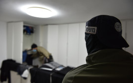 מבצע החיפושים אחר בכיר משפחת חרירי (צילום: דוברות משטרת ישראל)