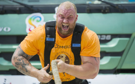 הפת'ור ביורנסון "ההר" ממשחקי הכס בתחרות האיש החזק בעולם (צילום: GettyImages)