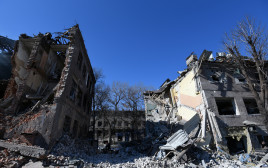 הפלישה הרוסית לאוקראינה: הרס בעיר דניפרו (צילום: REUTERS/Mykola Synelnikov)