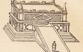 אילוסטרציה של מזבח העולה בבית המקדש (צילום: ויקיפדיה)