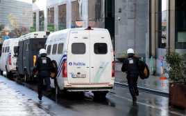 משטרת בלגיה (צילום: REUTERS/Yves Herman)
