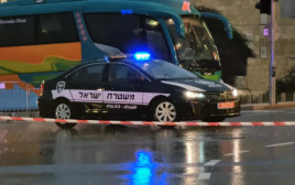 ניידת משטרה בירושלים (צילום: דוברות המשטרה)
