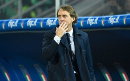 מאמן נבחרת איטליה רוברטו מאנצ'יני (צילום: GettyImages, ALBERTO PIZZOLI)