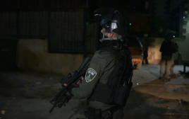 פעילות המשטרה בוואדי ערה (צילום: דוברות המשטרה)