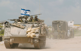 טנק במבצע חומת מגן (צילום: David Silverman, Getty Images)