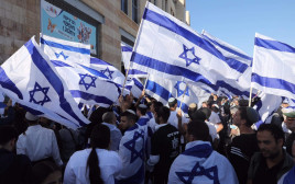 צעדת הדגלים (צילום: מרק ישראל סלם)