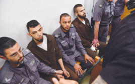 מעצר המחבלים מהפיגוע באלעד (צילום: אבשלום ששוני)