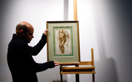 הציור של מיכאלנג'לו שיוצע למכירה ב-39 מיליון דולר (צילום: רויטרס)