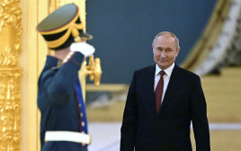 ולדימיר פוטין (צילום: Sputnik/Sergei Guneev/Pool via REUTERS)