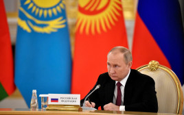 ולדימיר פוטין (צילום: Sputnik/Sergei Guneev/Pool via REUTERS)