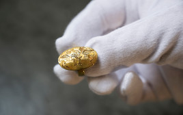 טבעת זהב בת 3,000 שנה הוחזרה למיקומה המקורי במוזיאון (צילום: רויטרס)