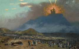 "משה על הר סיני", ציור מאת ז'אן-לאון ז'רום (צילום: נחלת הכלל)