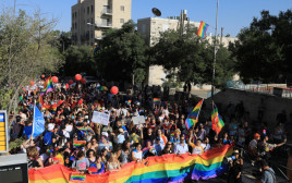 מצעד הגאווה בירושלים  (צילום: ג'מאל עוואד, פלאש 90)