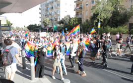 מצעד הגאווה בירושלים  (צילום: דניאל רחמים)