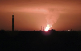תקיפה בסוריה (צילום: REUTERS/Diaa Al-Din )