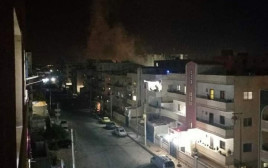 הפיצוץ בעיר דרעא, סוריה (צילום: רשתות ערביות)