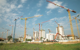 אתר בנייה  (צילום: יוסי אלוני, פלאש 90)