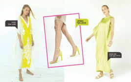 שמלה ונעליים צהובים (צילום: לירון וייסמן,עדי הלמן,עמיר צוק,יח"צ)