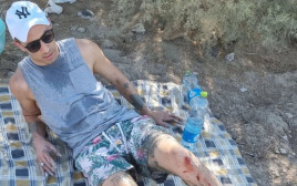 ליאור ישראלי, נפל לתוך בולען שכיסה חצי מגופו (צילום: מתוך אינסטגרם)