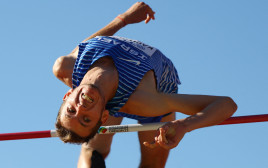 הקופץ לגובה הישראלי יונתן קפיטולניק בגמר אליפות העולם 2022 (צילום: רויטרס)