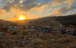 הקמת מאחזים ביהודה ושומרון (צילום: דוברות נחלה תנועה להתישבות)