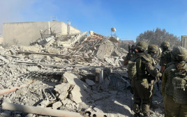 הריסת בתי המחבלים מהפיגוע באריאל (צילום: דובר צה"ל)