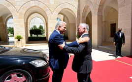 פגישת רה"מ יאיר לפיד עם מלך ירדן עבדאללה השני (צילום: חיים צח / לע״מ)