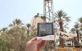 גל חום קיצוני במדבר (צילום: יוסי וייס)